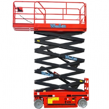 High end hydraulic driving self propelled scissor lift