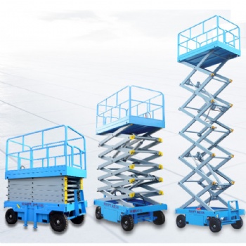 Manual Moving Semi Electric Mobile Scissor Lift